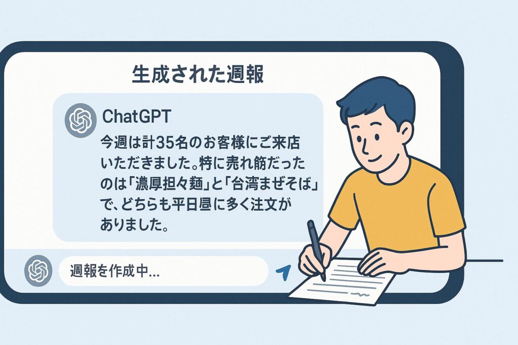 週報・朝礼・マニュアルをChatGPTで自動化する方法画像