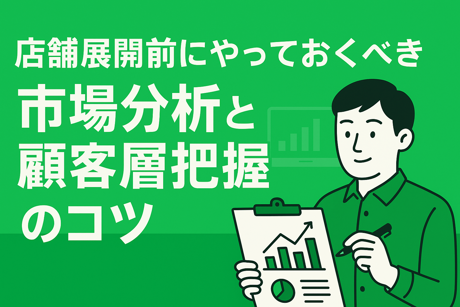店舗展開前にやっておくべき市場分析と顧客層把握のコツの画像