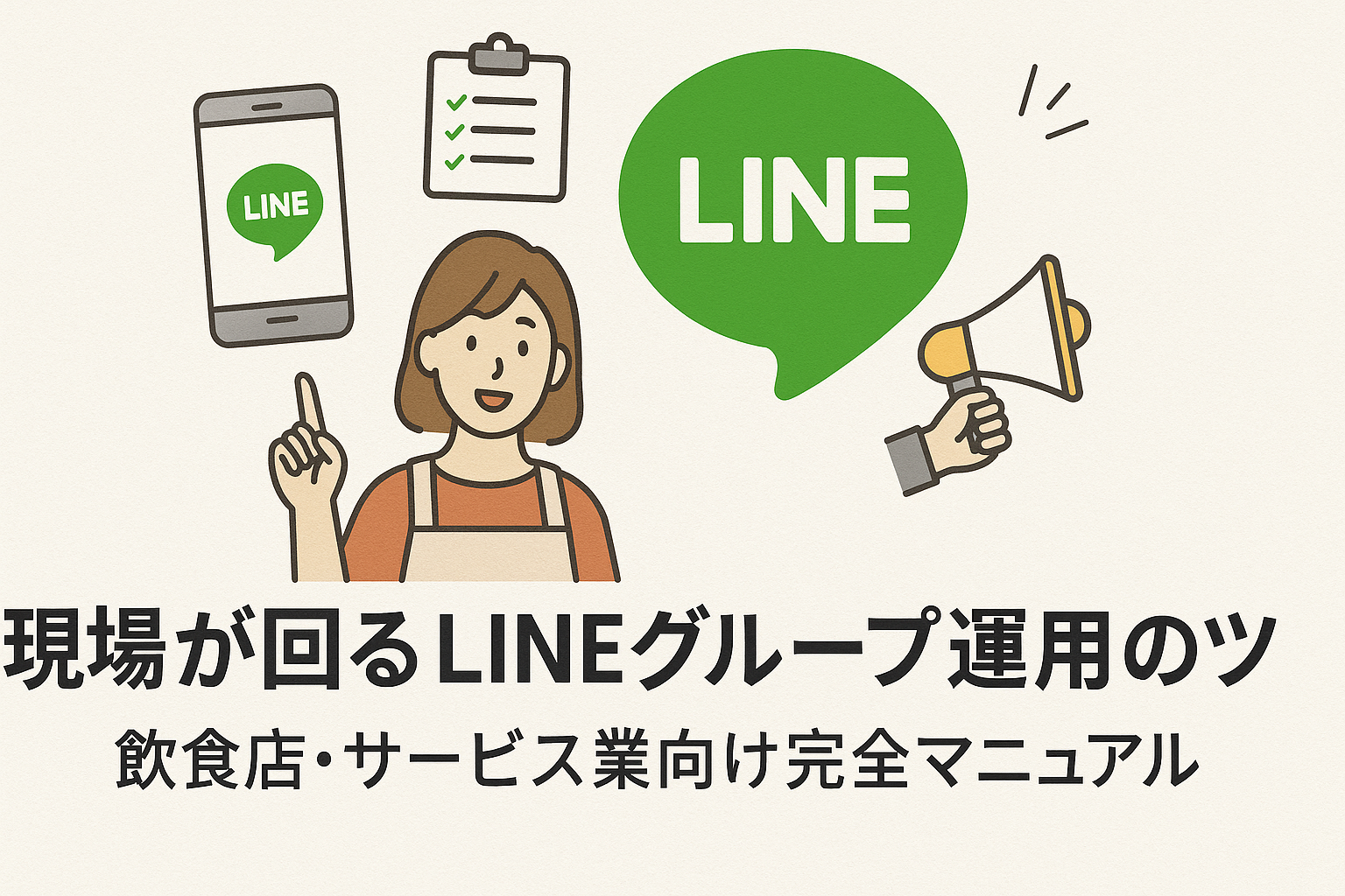 現場が回るLINEグループ運用のコツ｜飲食店・サービス業向け完全マニュアルの画像