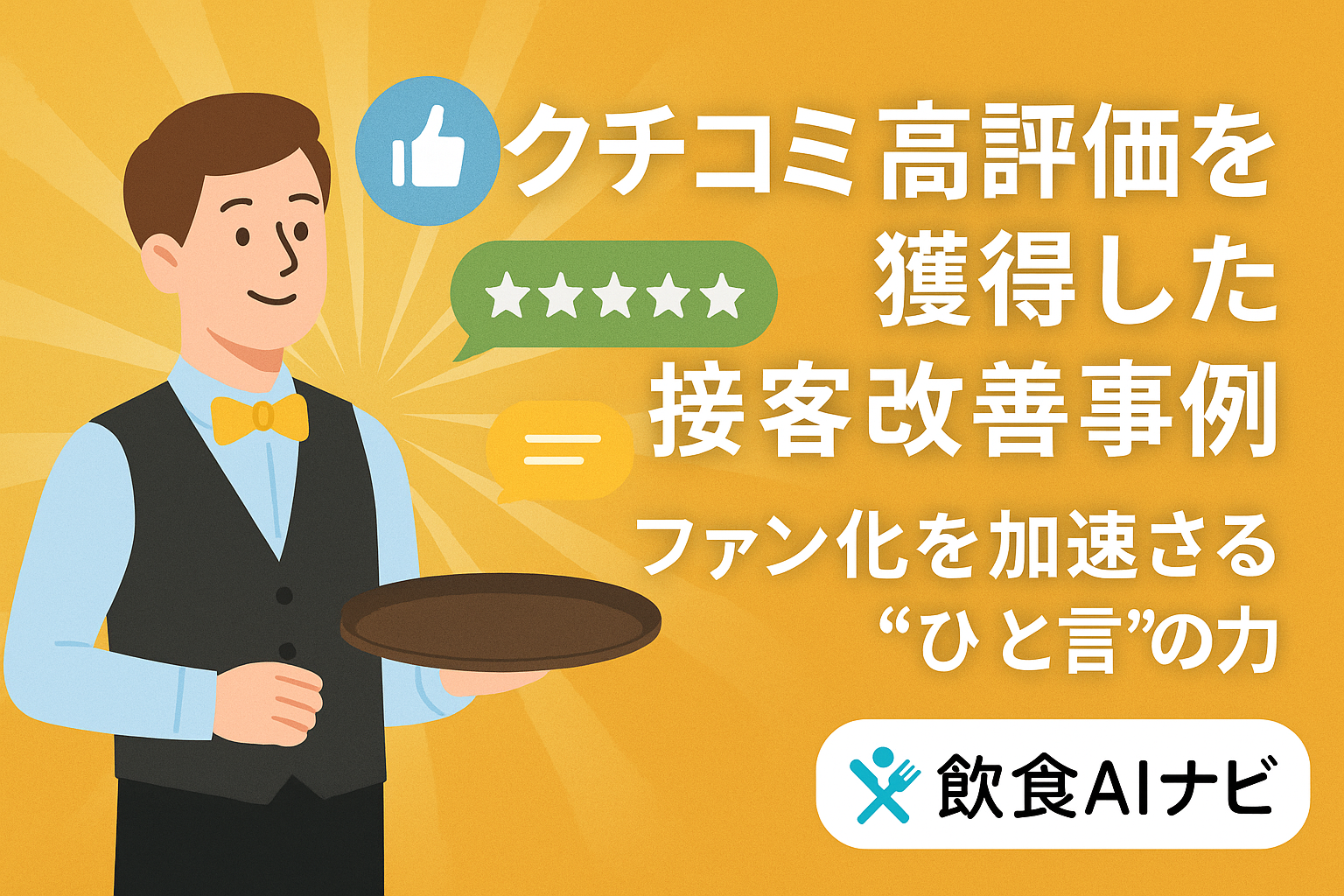 クチコミ高評価を獲得した接客改善事例｜ファン化を加速させる“ひと言”の力の画像