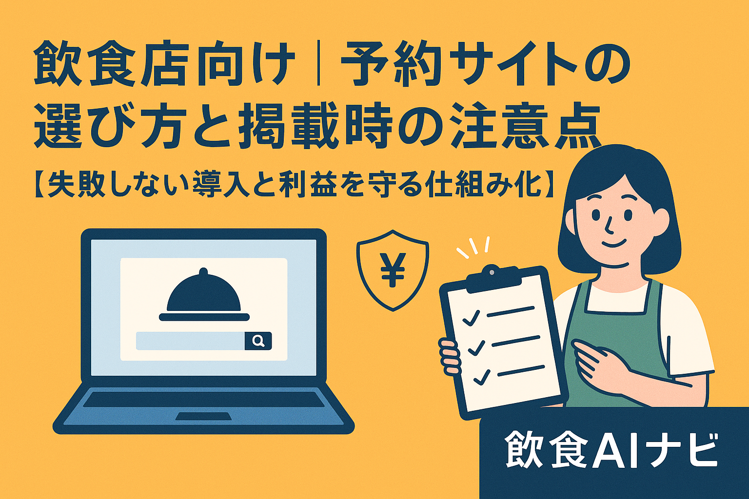 飲食店向け｜予約サイトの選び方と掲載時の注意点【失敗しない導入と利益を守る仕組み化】の画像