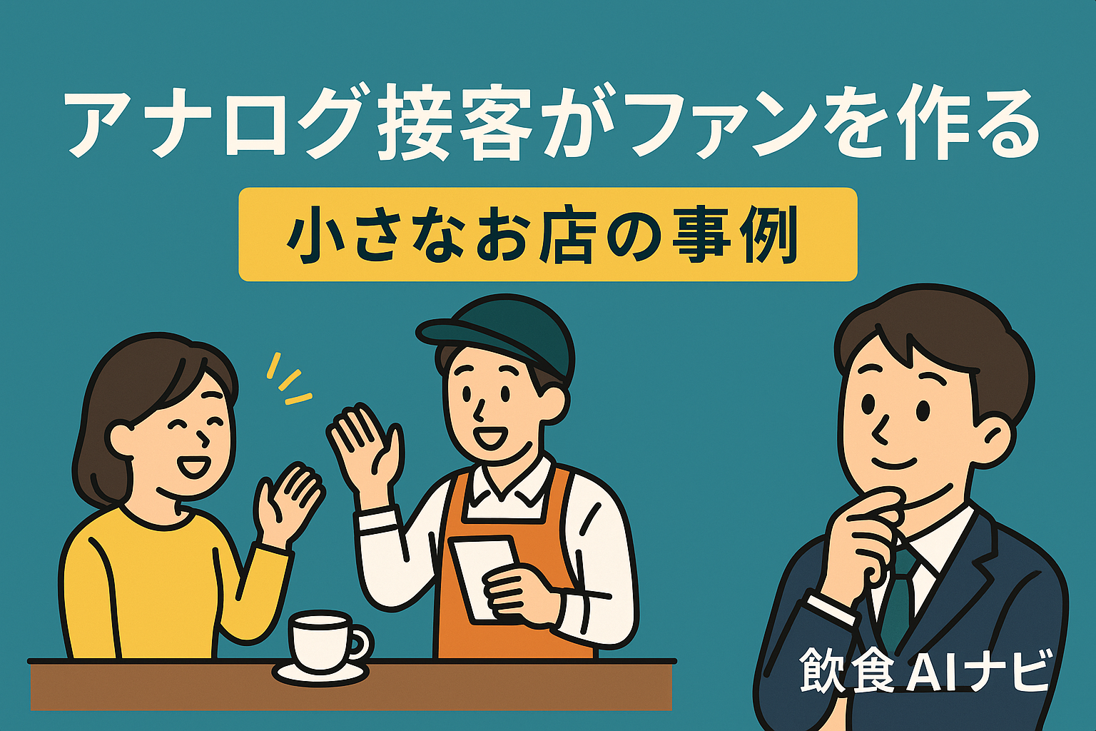 アナログ接客がファンを作る｜小さなお店の事例の画像