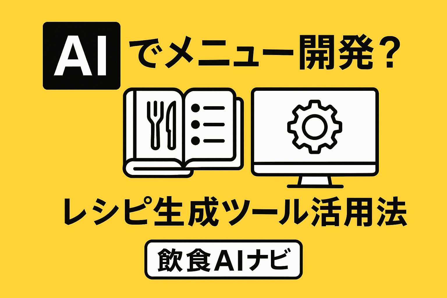 AIでメニュー開発？レシピ生成ツール活用法｜飲食店が差別化する新時代のアイデア発想法の画像