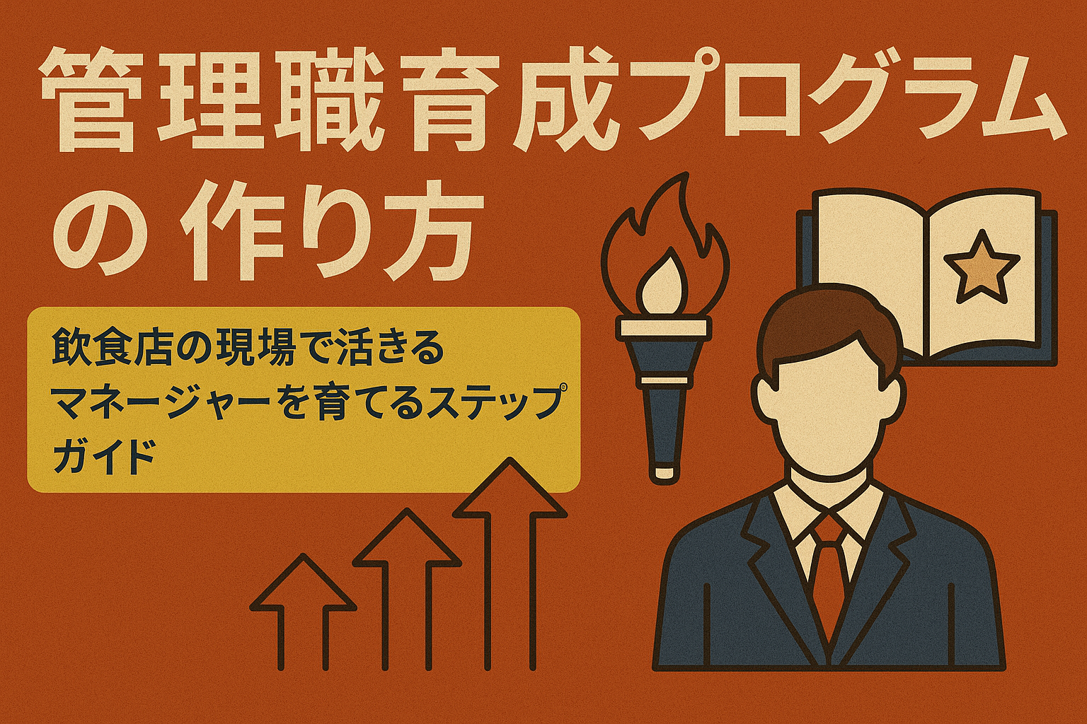 管理職育成プログラムの作り方｜飲食店の現場で活きるマネージャーを育てるステップガイドの画像