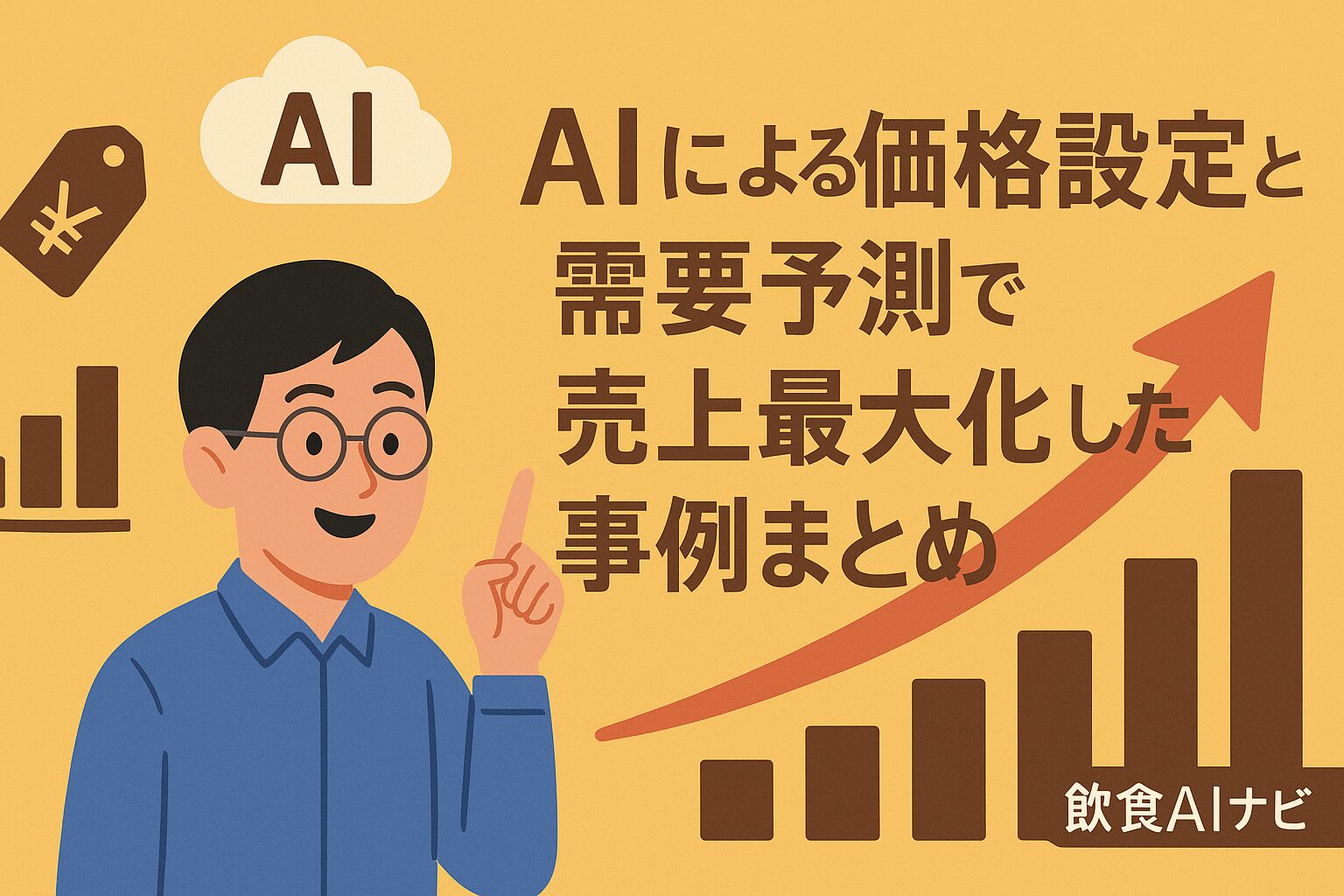 AIによる価格設定と需要予測で売上最大化した事例まとめの画像