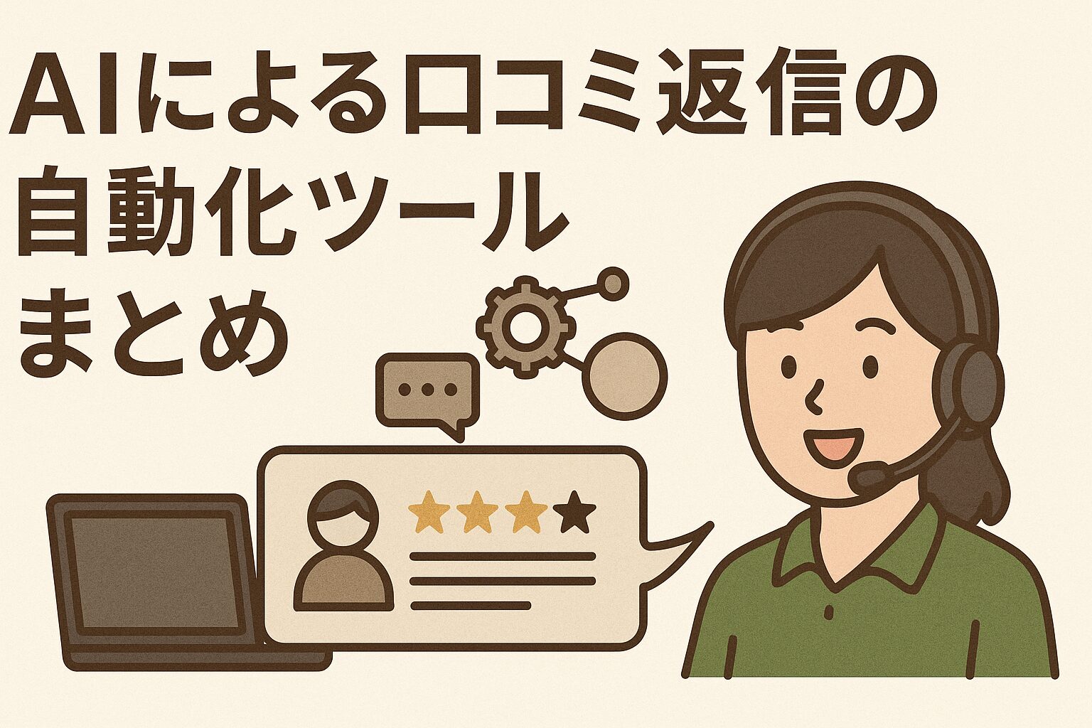AIにお任せ！飲食店の口コミ返信を自動化するツール5選【2025年最新版】の画像