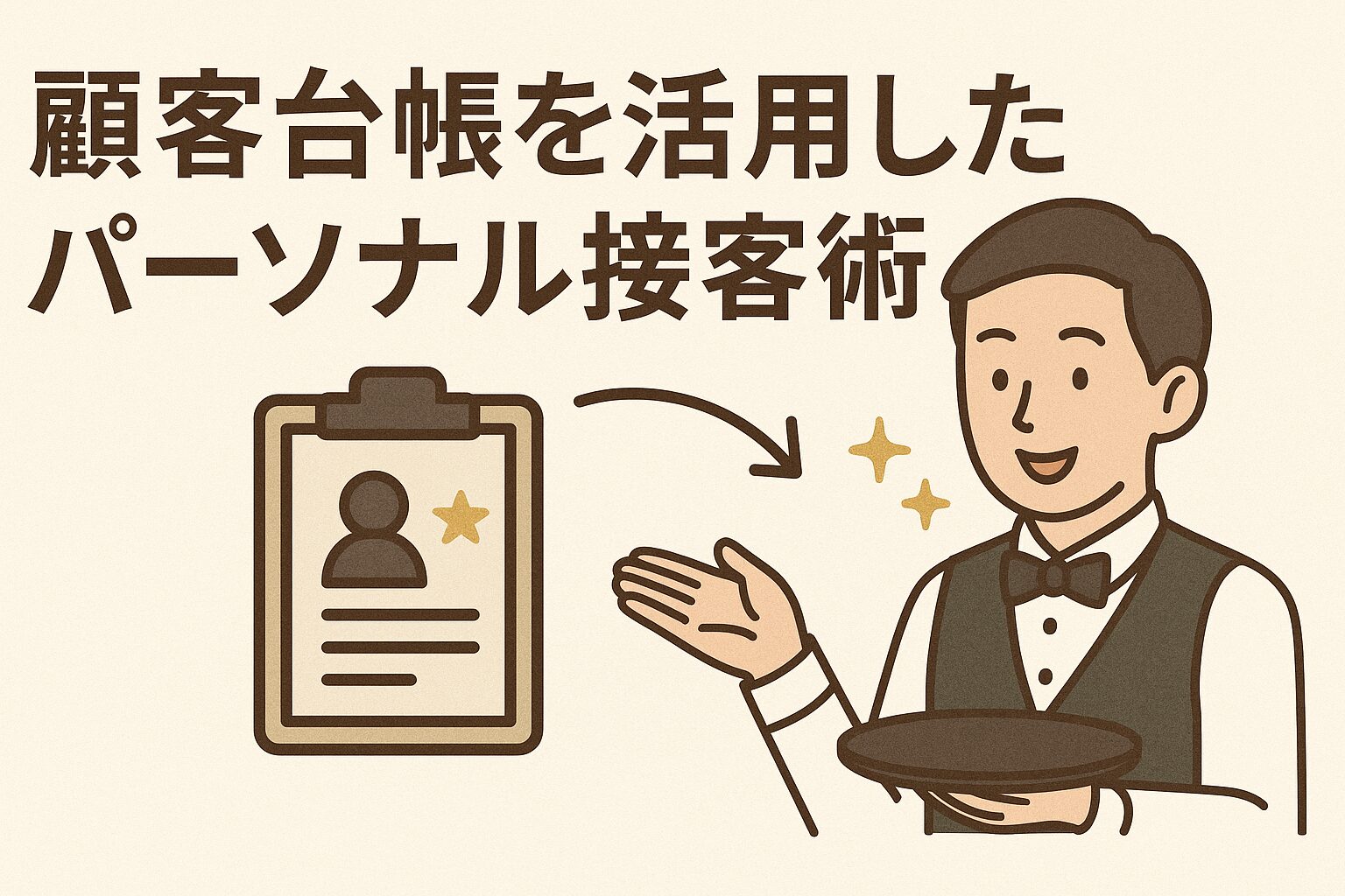 記憶が最高のスパイスに。顧客台帳を活用した「忘れられないお店」になる接客術の画像