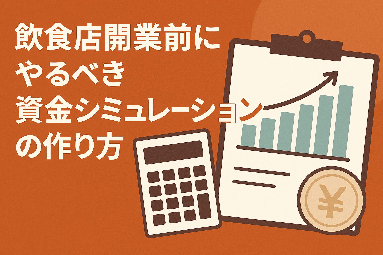 「どんぶり勘定」での失敗を避ける。飲食店開業前に必須の「資金シミュレーション」作成ガイド【2025年最新】の画像
