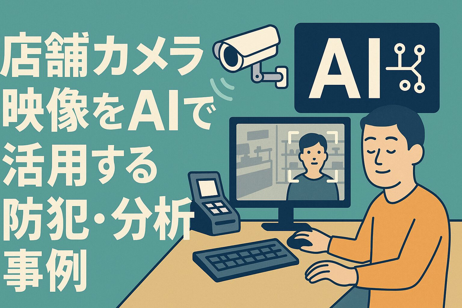 飲食店の防犯カメラは「見る」から「分析する」時代へ。AI活用で防犯と顧客分析、売上アップを実現