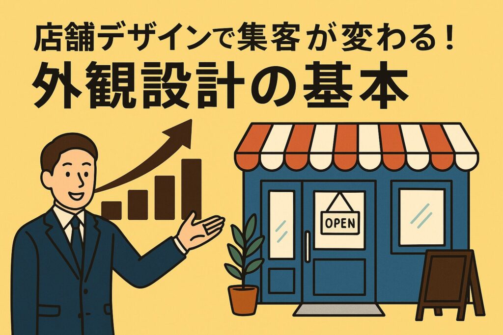 飲食店の集客は「外観デザイン」で9割決まる！入店を促すファサード設計の基本
