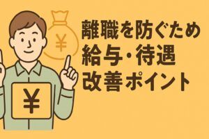 離職率を下げる「給与・待遇」の正解とは？飲食店が取り組むべき評価制度と福利厚生の改善ポイント