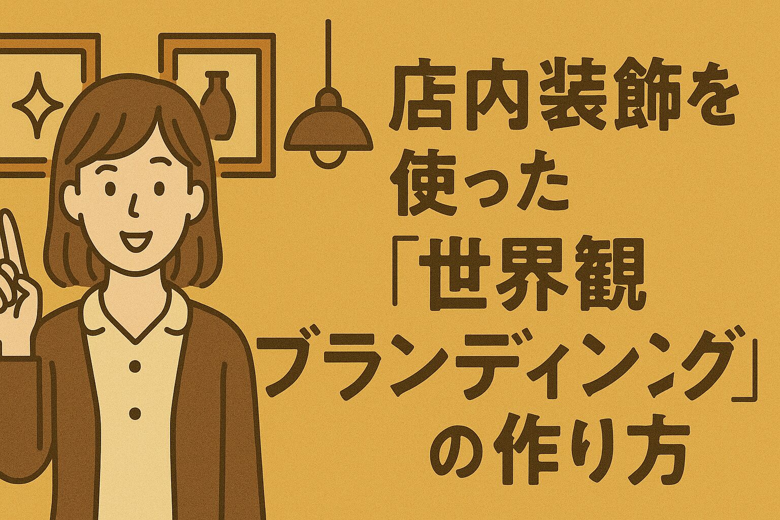飲食店は「世界観」で選ばれる!お客様をファンにする店内装飾とブランディングの作り方
