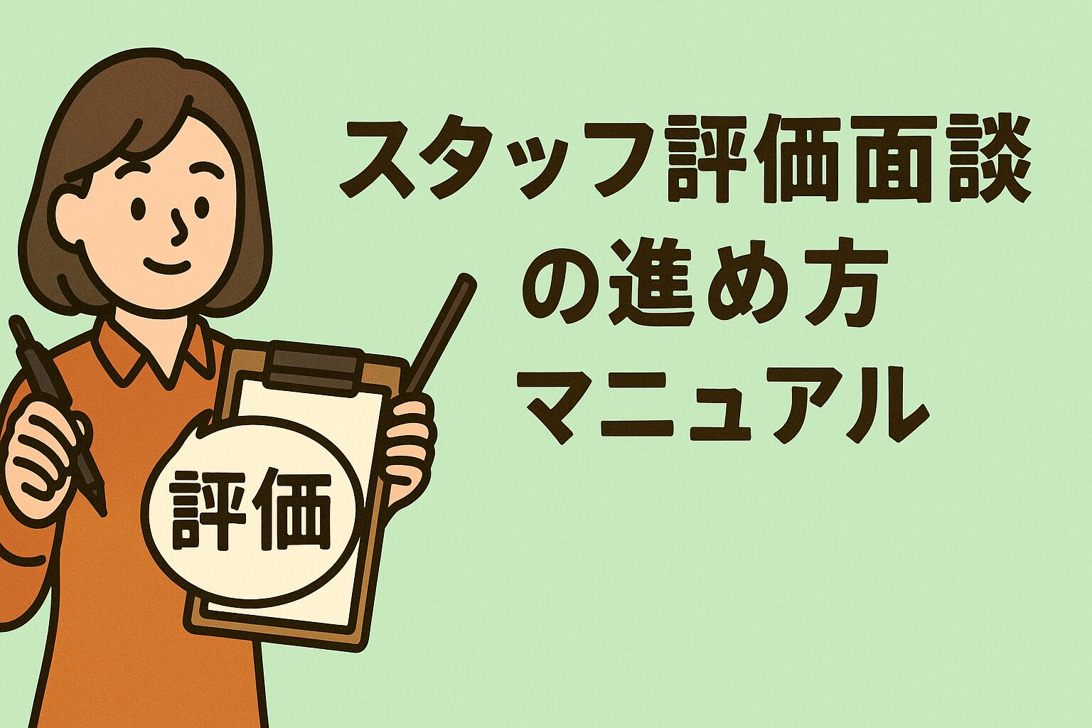 スタッフが育ち、辞めなくなる「評価面談」の進め方完全マニュアル|具体的な質問例とシート活用法
